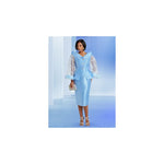DONNA VINCI BLUE SKIRT SUIT-THIS ONE WILL NOT LAST
